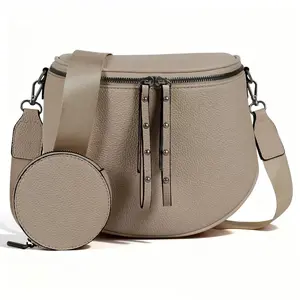 Multi-Purpose Large Fanny Pack Crossbody Sling Bag with Coin Purse Adjustable Strap for Daily Work Party Versatile for All Occasions