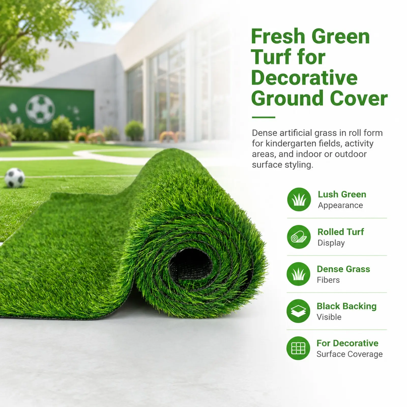 Artificial Grass Carpet, Plastic Lawn Mat, Interlocking Rug, Roof Installation, Landscape Greening, Durable Synthetic Turf