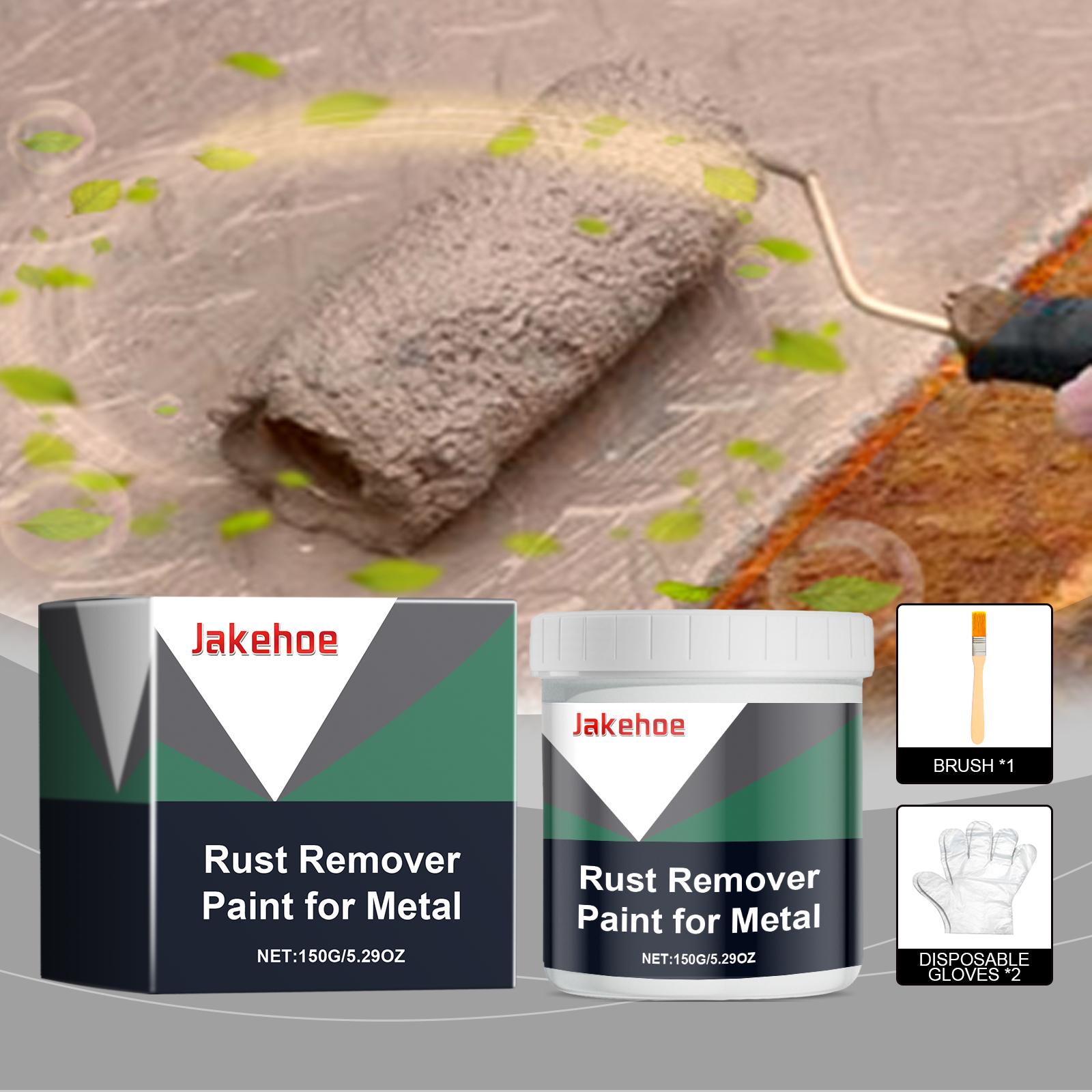 Jakehoe Metal Rust Removal Paint, Metal Surface Rust Prevention Durable Protection Rust Quick Dry Rust Removal Paint