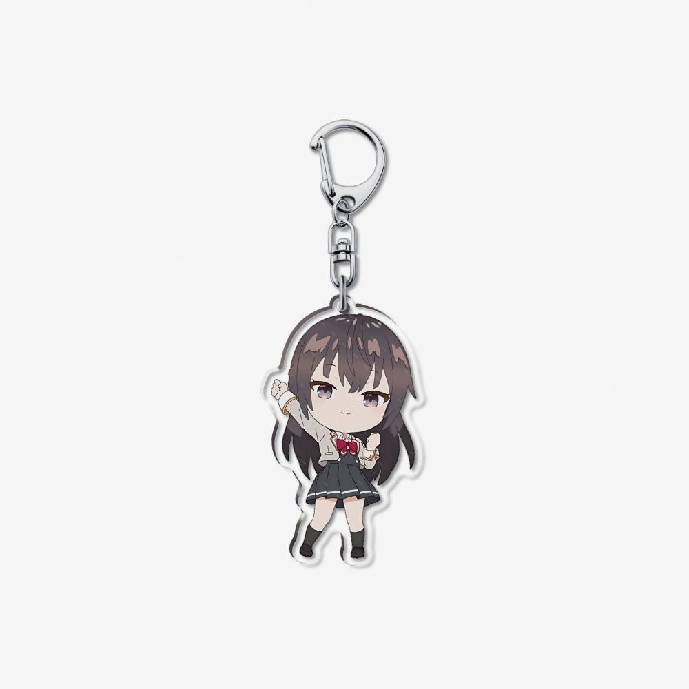 Anime Alya Sometimes Hides Her Feelings in Russian Acrylic Keychain Pendant Cartoon Masachika Alisa Keyring Decor Accessories
