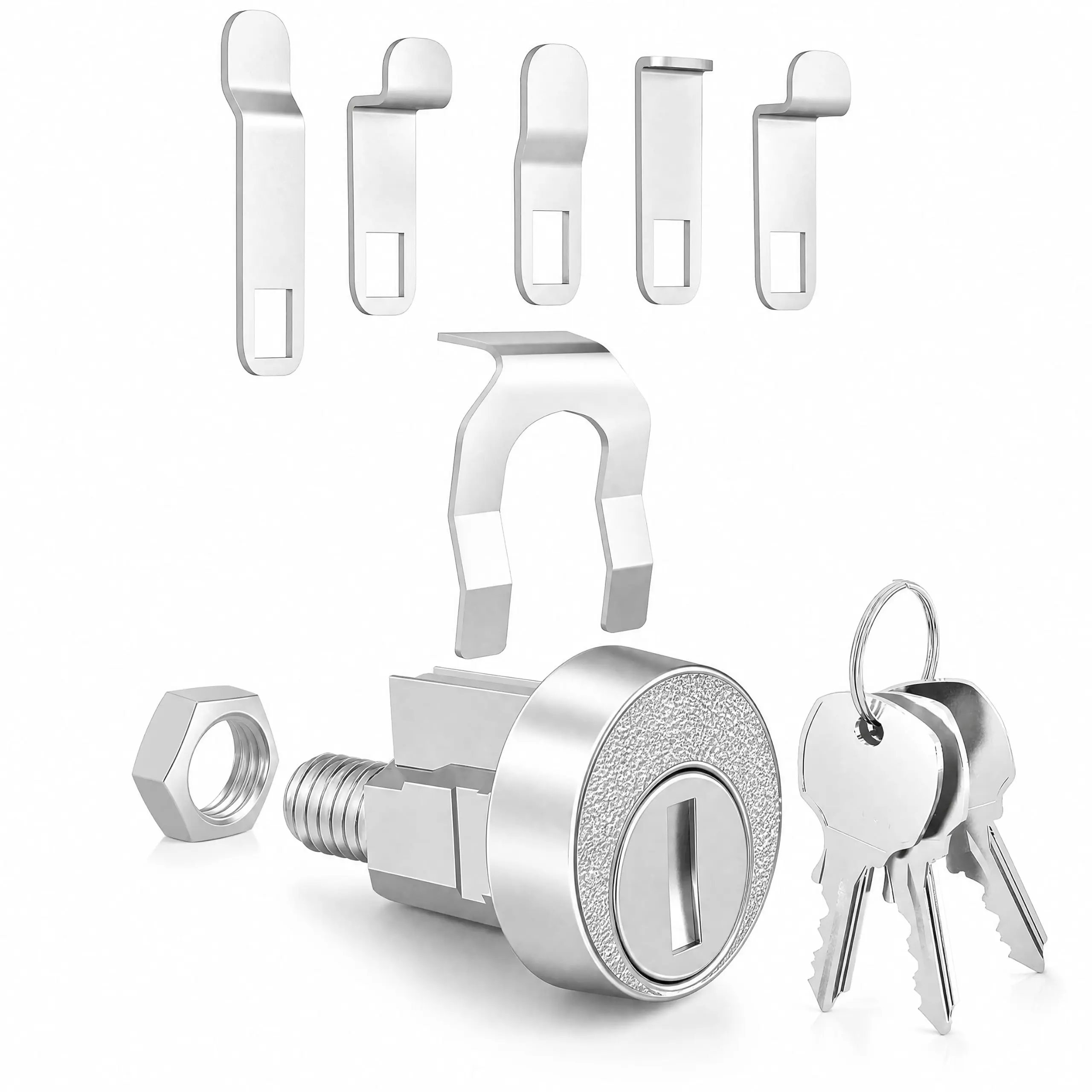 Garvee 3 Pack Mailbox Lock Replacement C9100 C9200 L-1172C with 5 Cams 3 Keys