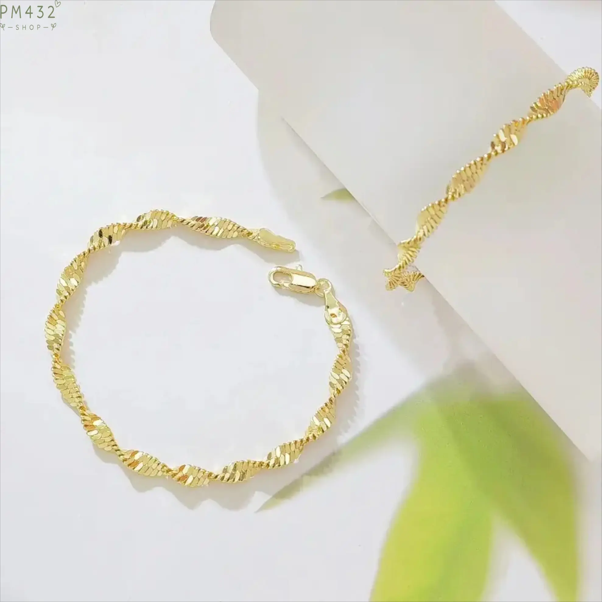 14K Gold Plated Herringbone Twist Bracelet for Women, Dainty Sparkling Snake Chain Bracelet, Textured Layering Wrist Jewelry, Trendy Stackable Minimalist Gold Bracelet Gift for Birthday, Anniversary & Everyday Wear