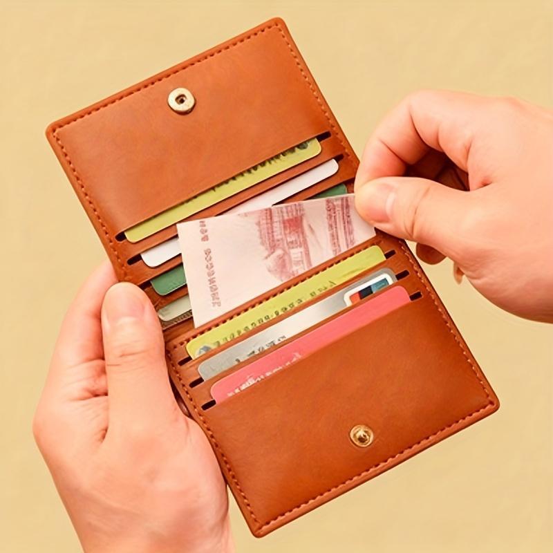 2026 New Unisex Card Holder, Minimalist Compact Portable Wallet for Bank Cards, ID Cards & Driver's License