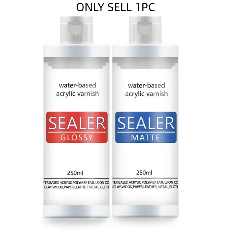 Acrylic Varnish, 1 Count Non-yellowing Non Toxic Anti-crazing High Gloss Finish Sealer, Suitable for Pro Artists, Hobby Painters Craft Sealing, Art Supplies