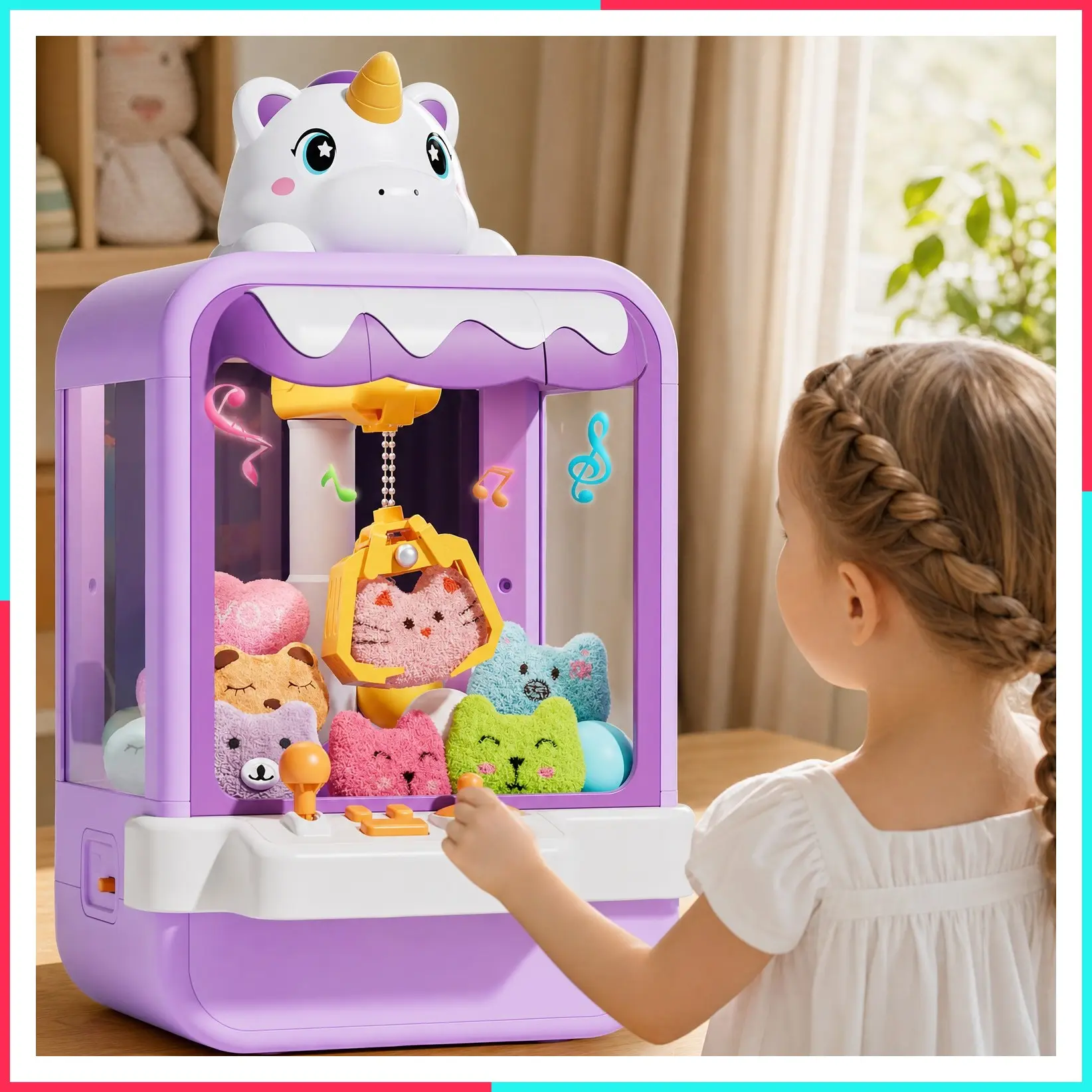 Claw Machine for Kids, Vending Machine Toys for Girls Ages 3-8