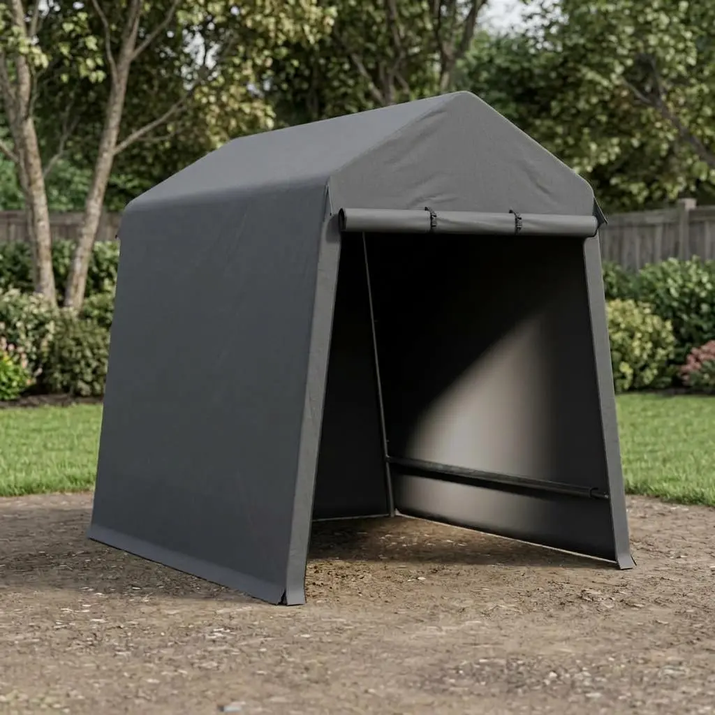 Heavy Duty Portable Outdoor Storage Shelter Shed, Waterproof UV Resistant Carport Tent with Roll-Up Zipper Door & Ventilated Windows, Multi-Purpose Outdoor Storage Unit for Motorcycle, Bikes and Garden Tools