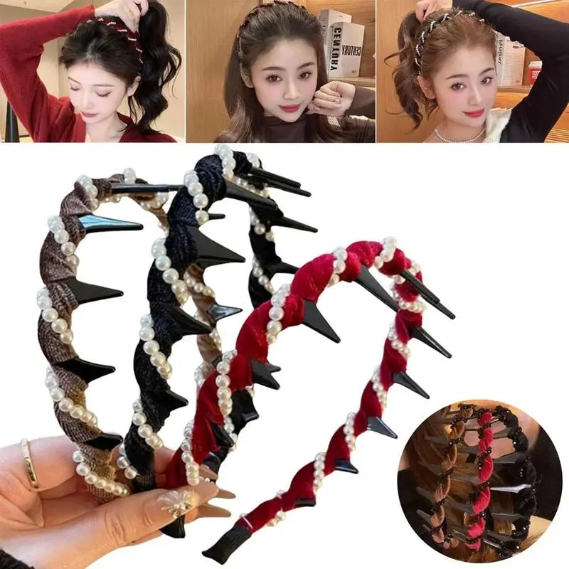 Assortment of Anthropologie Headbands Set of 5 - Multicolor Stylish Hair Accessories | Hair Clips, Scarves & More | Anthropologie main image 2