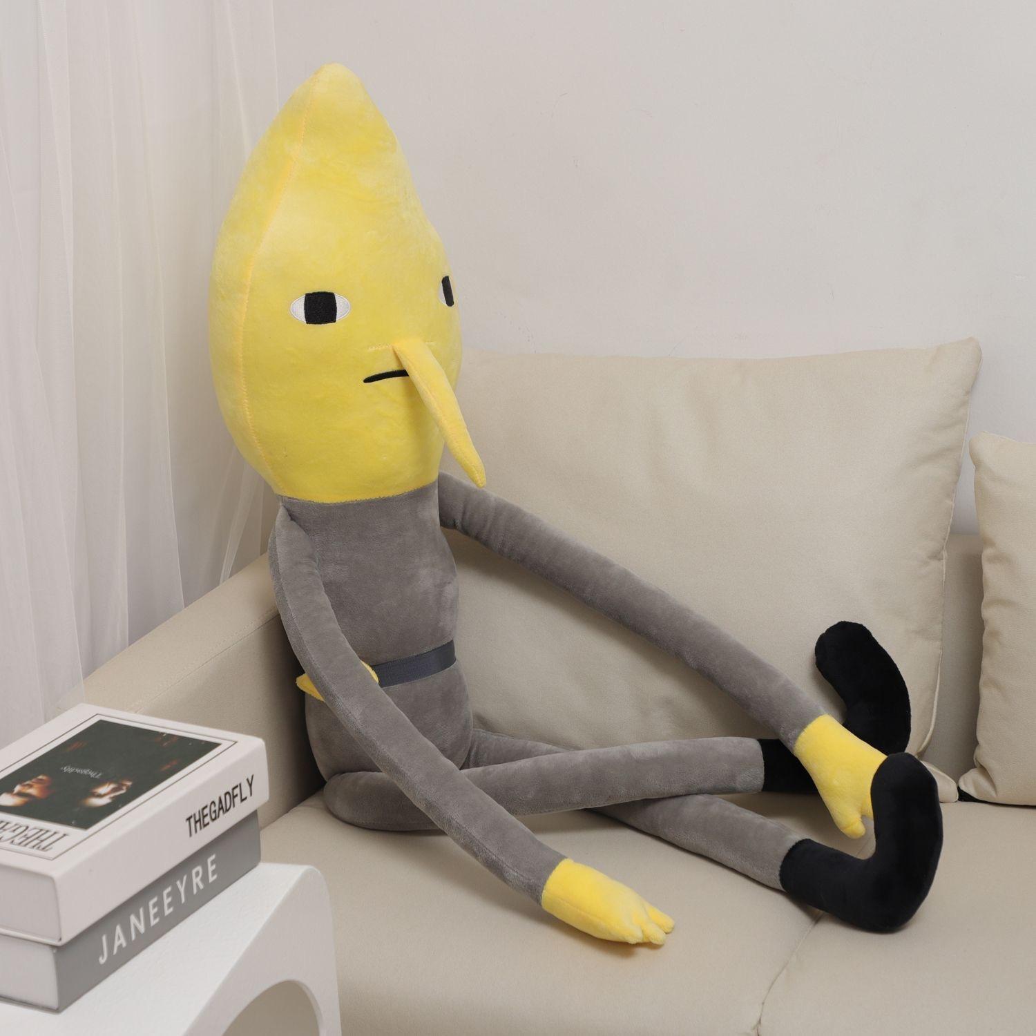 Regular Sized LemonGrab Adventure Live Treasure Long Legs Lemon Duke Funny Pillow Plush Doll