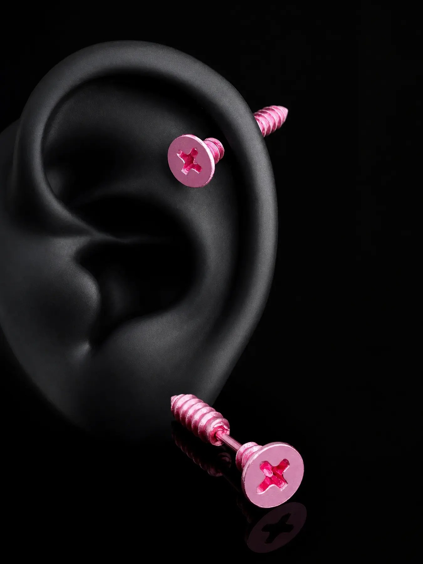 Funny Screw Stud Earrings for Women & Men  Y2K Hip Hop Punk Streetwear Statement Earrings, Novelty Unisex Fashion Jewelry Gift