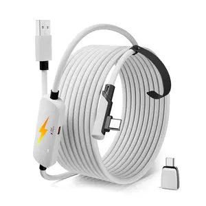 Link  with  16FT Compatible with Oculus/ Quest 3S/3 Accessories, Quest2/Pro, Pico4, Next-Gen VR  with USB 3.0 A to C Adapter for SteamVR, Charge & Link Simultaneously