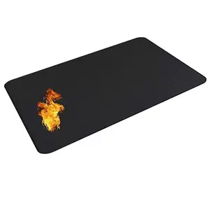 Large Grill Mat 65x47 Inches, Dual-Sided Fireproof BBQ Pad, Waterproof Oil-Resistant Protector for Outdoor Grills and Indoor Stoves, Deck and Garden Use, Barbecue Accessories