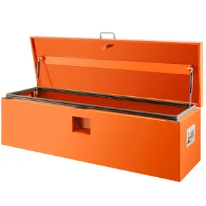 Steel Truck Bed Tool Box, 24/30/36/42/48 Inch Lengths, Textured Powder Coat, Available in Blue, Red, Black, Orange, Yellow, Upgraded Handle