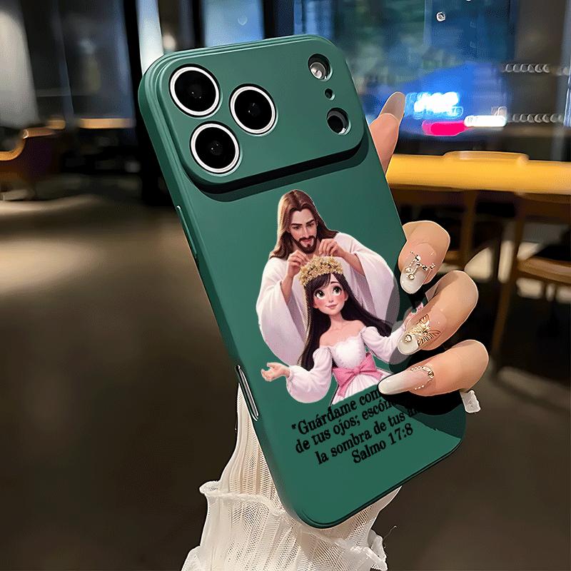 Divine Crown Blessing Soft&Flexible TPU Silicone Phone Case For iPhone 17 Pro Max AIR 16 15 14 13mini 12 11 Plus XR XSMAX Cases For Samsung Galaxy S26 Ultra S25 Edge S24 S23 S22 Plus  Durable|Shockproof|Full Camera Protection