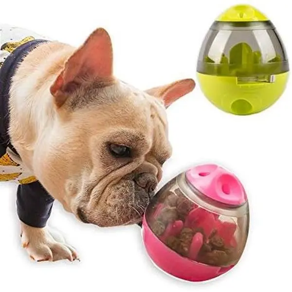 and , Interactive Puzzle  Ball for Frenchie,  and  Slow Feeding Ball (Red)