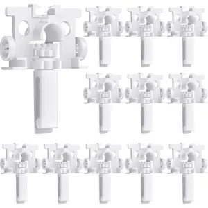 20 Pieces Vertical Blind Repair Tabs Kit, Vertical Blinds Replacement Slats Window Fixer Parts for Window Curtain Accessories