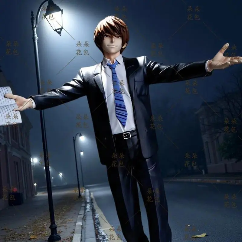 New Yagami Light Anime Figures Death Note Figure Collection Desk Ornament Toys Model 2 Colors Pvc Statue Model Toy Gifts