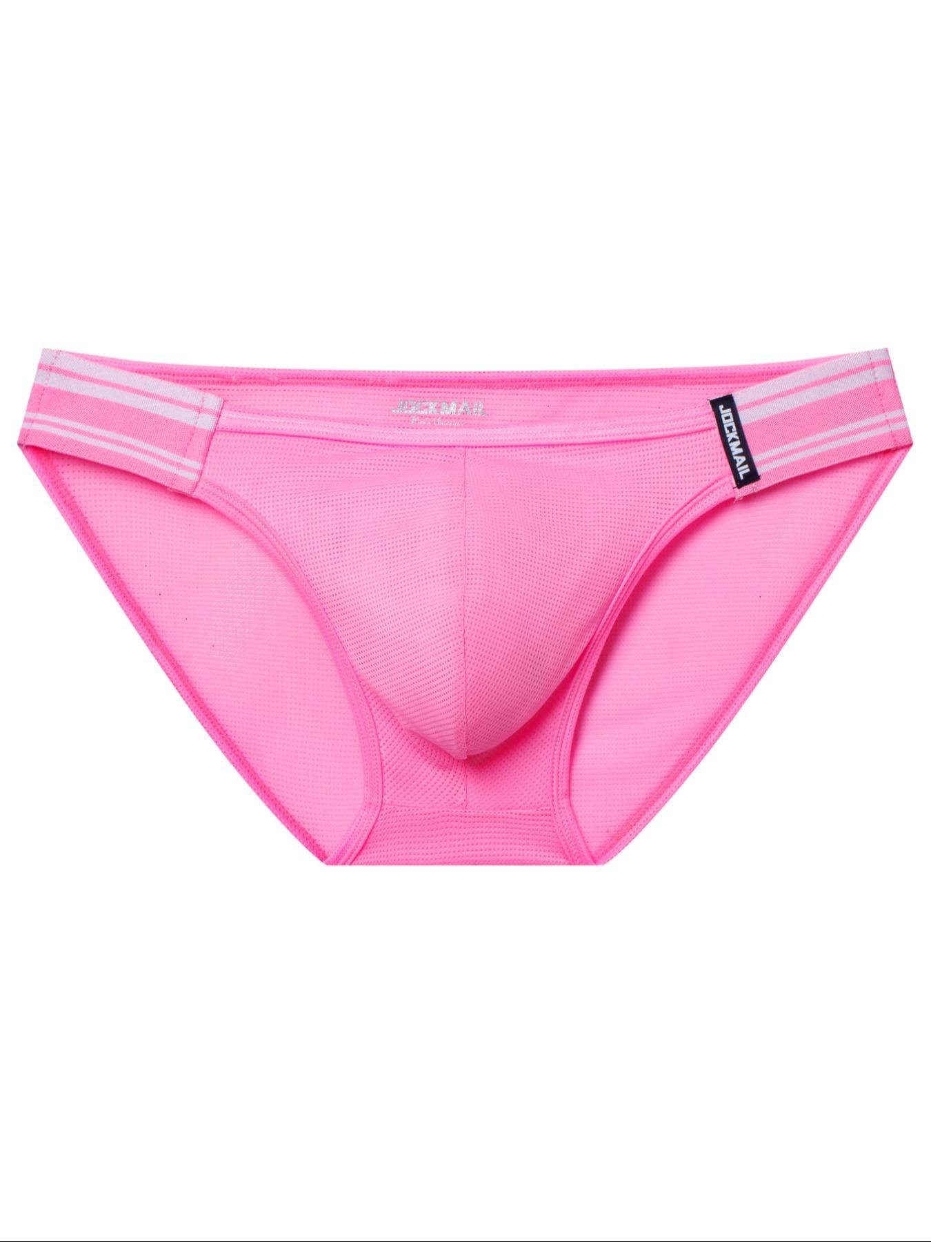 Men's Sexy Striped Print Low Waist Brief, Casual Party Breathable Comfortable Underwear for All Seasons, Men's Underwear for Daily Wear, Comfy Fabric