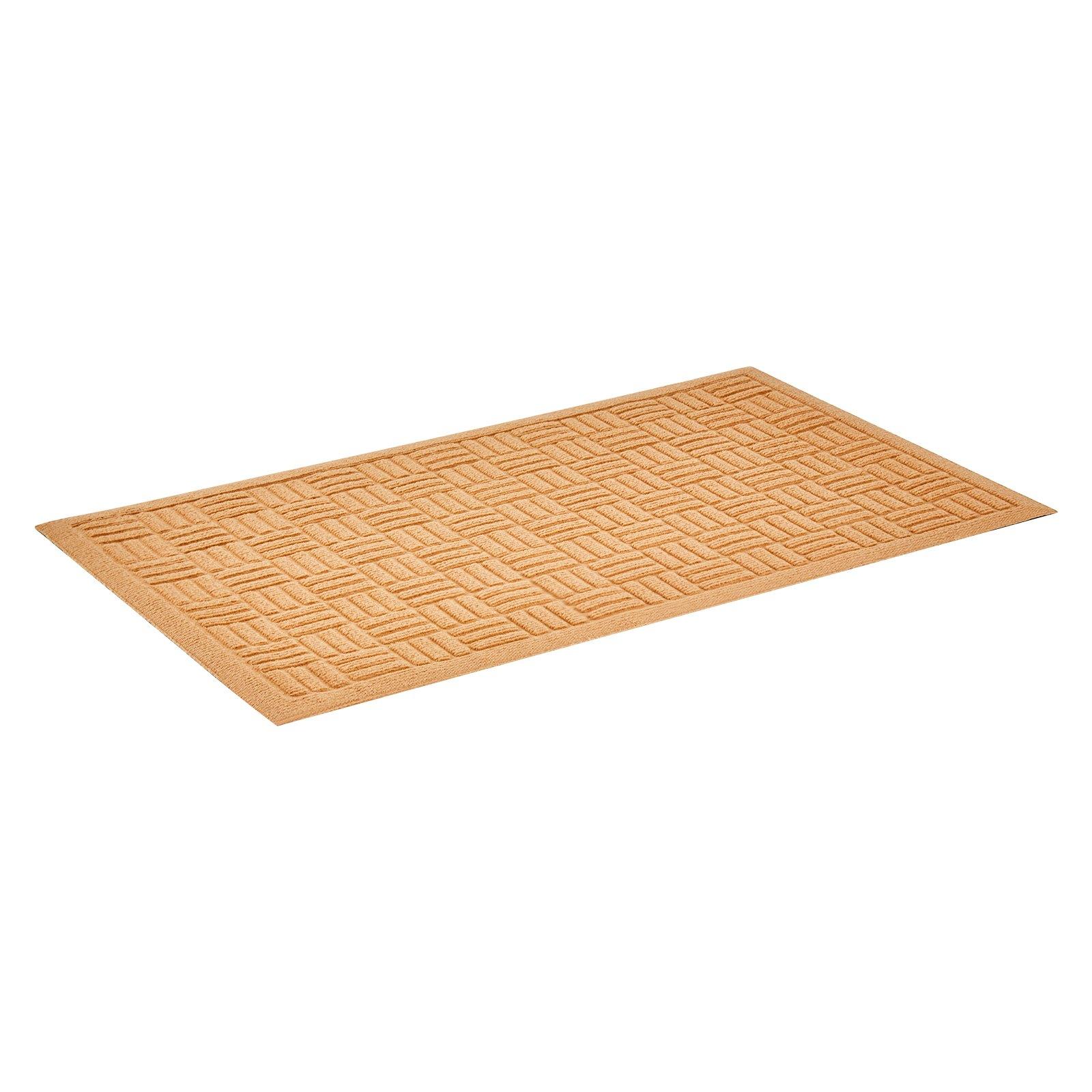 VEVOR Door Mat, 29.53 x 17.72 Inch, Front Door Mat Outside Entrance with Non-slip Rubber Backing, Dirt-Resistant & Absorbent, Easy to Clean, Low-Profile Doormat for for Entryway, Patio, Porch, Beige VEVOR Door Mat, 29.53 x 17.72 Inch, Front Door Mat Outside Entrance with Non-slip Rubber Backing, Dirt-Resistant & Absorbent, Easy to Clean, Low-Profile Doormat for for Entryway, Patio, Porch, Beige