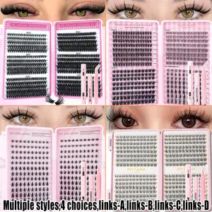 Value Pack False Eyelashes, Multiple Sizes, High Capacity, DIY Lash Extension Kit, Perfect for Daily Use, Parties, Travel, Gifts