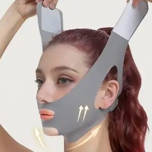 V-Shape Bandage Anti-Snoring Strap, Face Lifting and Tightening, Jawline Sculpting, Breathable Material, Seamless Design, Relaxation & Sleep Aid