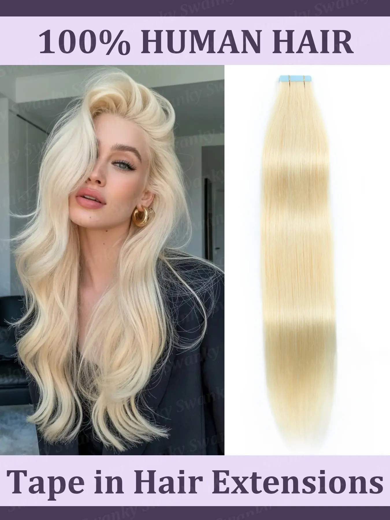 Invisible Tape in Human Hair Extensions 12inch-22inch 50g/pack Natural Straight Machine Remy Hair for Female 20PCS Easy to Wear Smooth and Soft Hair