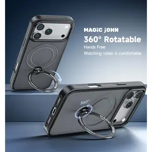 Degrees Rotating Magnetic Stand Phone Case for iPhone and SamSung summerwins
