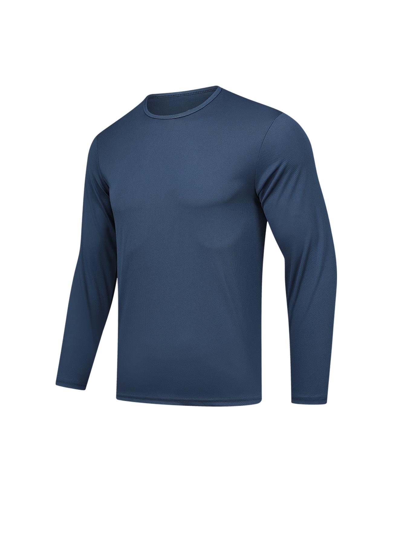 6-Pack Men's Quick-Dry Athletic Casual Long-Sleeve T-Shirts for Outdoor Fitness Running & Training Wholesale in Assorted Colors