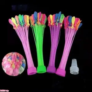 [Back To Shcool]Mini water balloons—packs of 333 or 555; quick to fill, self-sealing, and no tying required. Compatible with garden hoses; perfect for backyard water fights, large group events, and summer fun at the pool or beach.