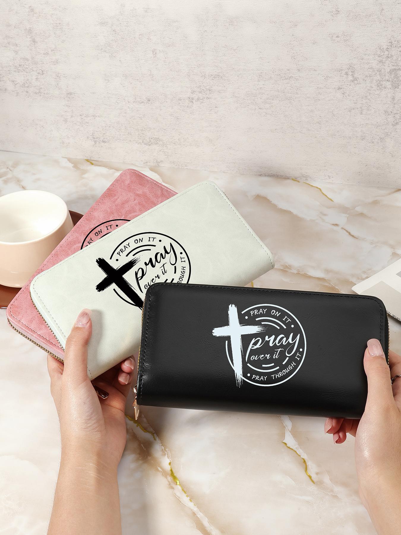 Fashionable Women's Letter Design Long Wallet, Fashionable Wallet with Multiple Card Slots, Women's Multi-functional Card Clip, Elegant Stylish Purse, Fashionable Versatile Purse, Card Holder Wallet