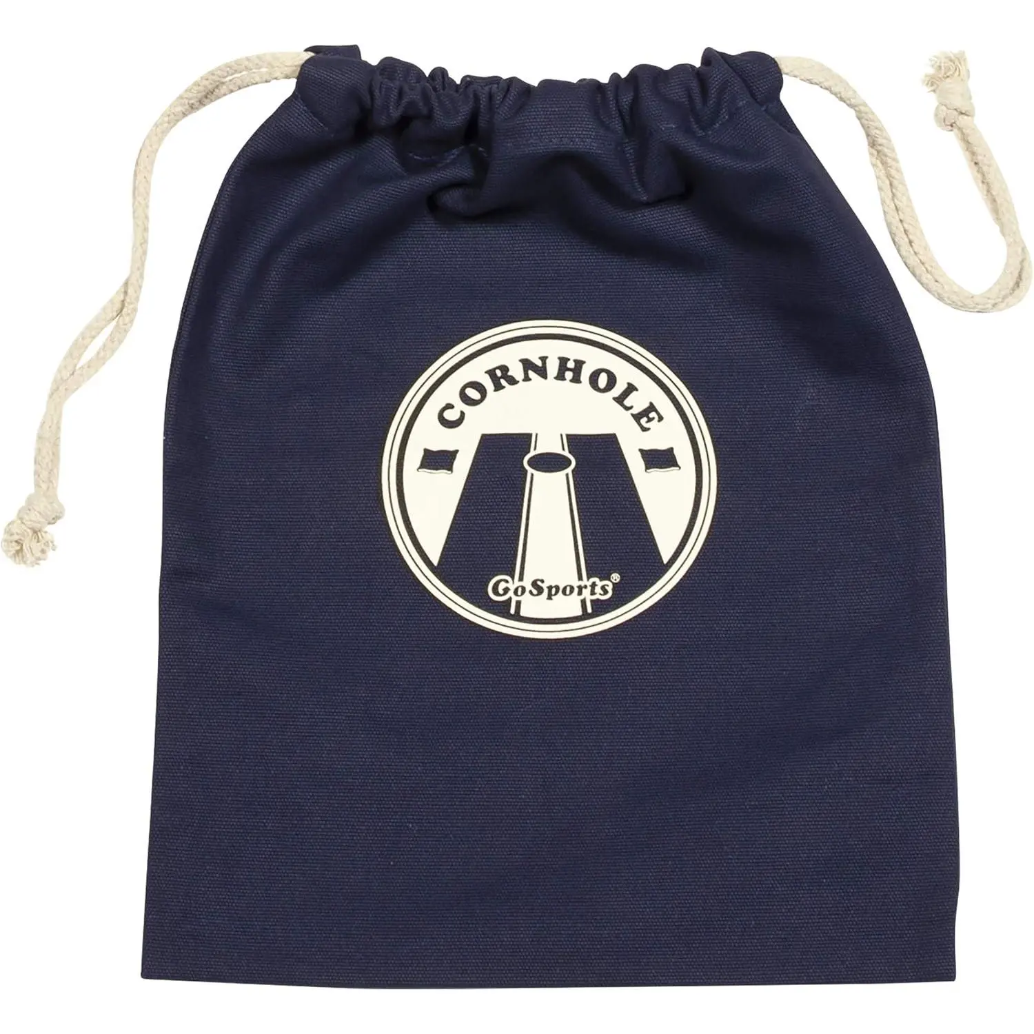 Cornhole Bean Bag Tote Carry Case - Fits 8 Bean Bags - Gray, Navy, or Natural
