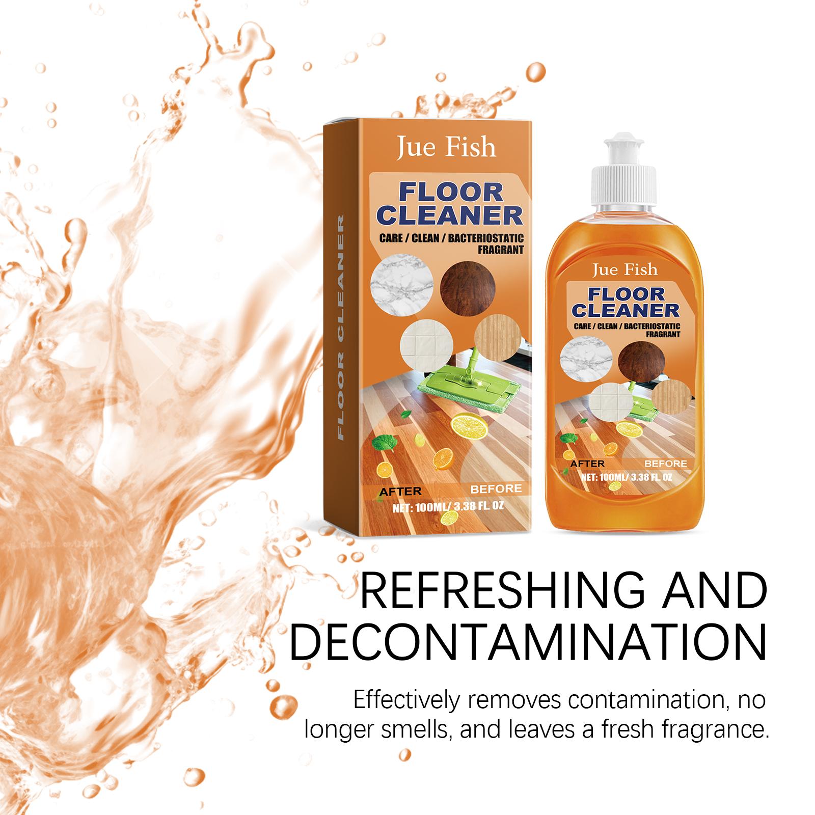 Floor Cleaner, Wood Floor Cleaning Polishing Brightening Strong Decontamination Descaling Tile Cleaner