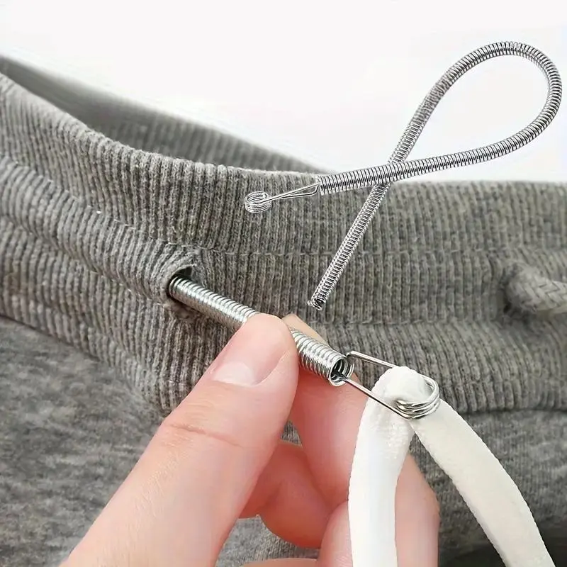 Efficient Threader Helps with Precise Threading for Embroidery, Effortlessly Threading Without Effort, Suitable for Various Needlework Activities, a Must-Have Tool for Home Sewing, Bendable Threader Gadget, Versatile Elastic Belt Waistband, Sewing Tools