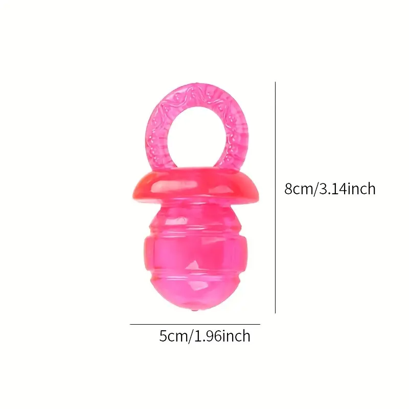 Interactive Pet Toys: Transparent Puppy Pacifier Dog Durable Chew Toys - Perfect for Teething!