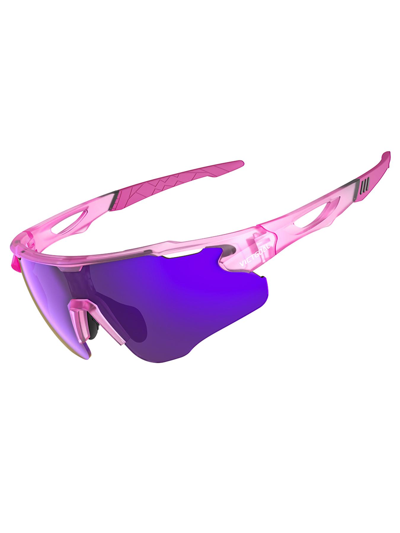 Cycling Sunglasses, Polarized Sunglasses, Outdoor Sports Sunglasses for Men & Women, UV400 Protection Bicycle Eyewear, MTB Road Bike Eyeglasses