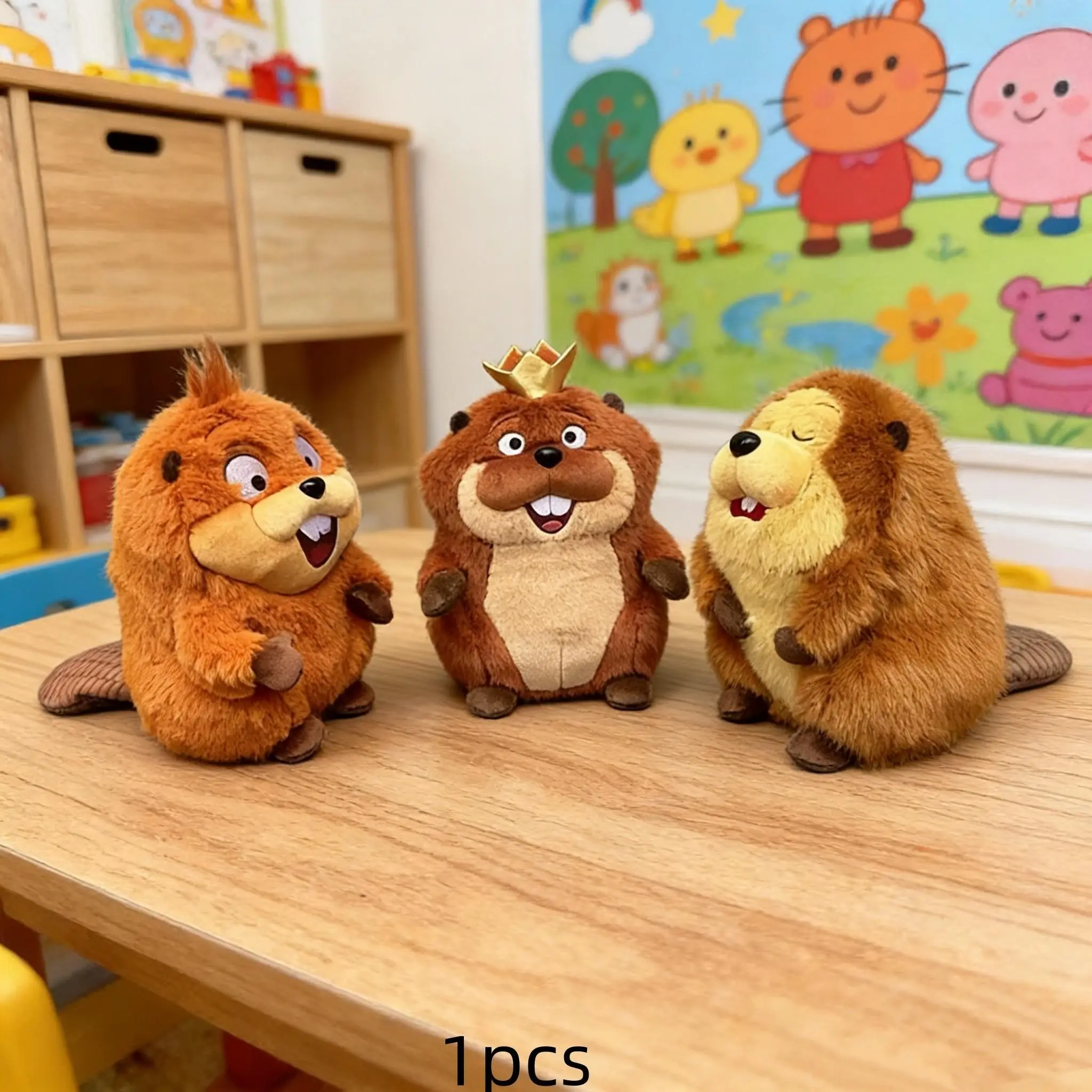 Hoppers Plush River Otter Transformation Plan Stuffed Toy, Movie-Themed Soft Doll, Perfect Gift for Kids, Cozy and Fun Companion