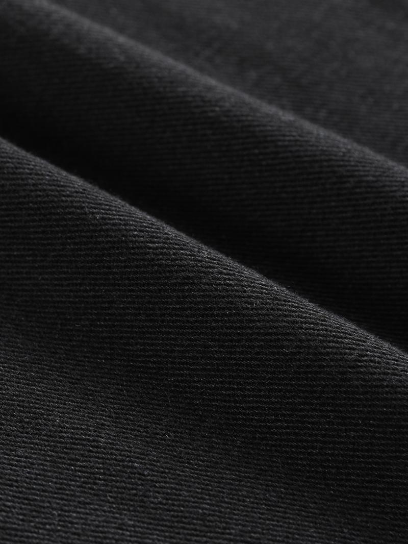 Men's Solid Wide Leg Jeans, Relaxed Fit Jeans, Loose Casual Comfy Minimalist Denim Trousers for Daily Wear, Woven Bottoms for All Seasons