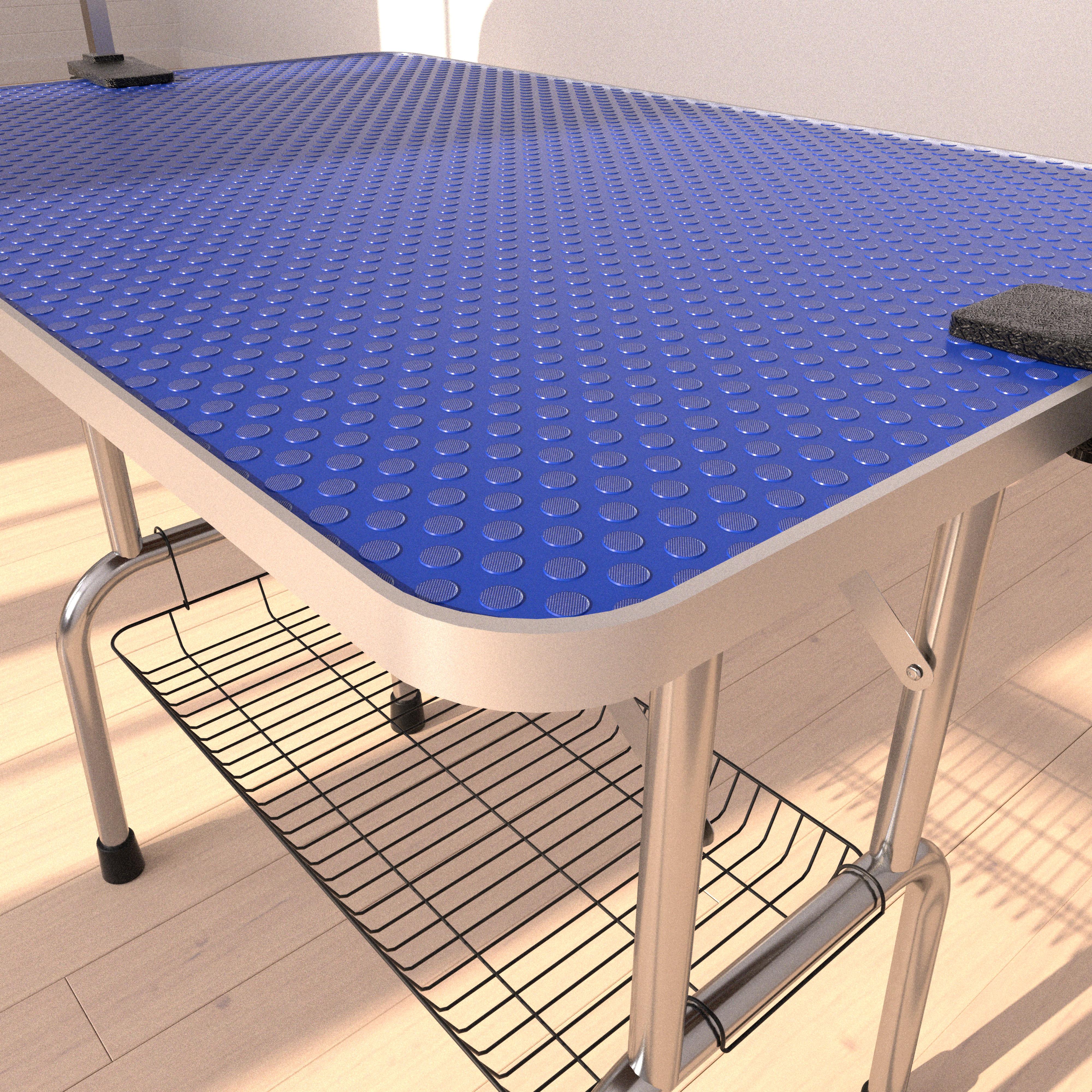 ARCH Large Grooming Table for Pet Dog and Cat with Adjustable Arm and Clamps Large Heavy Duty Animal grooming table, 42''/Blue WL ARCH Large Grooming Table for Pet Dog and Cat with Adjustable Arm and Clamps Large Heavy Duty Animal grooming table, 42''/Blue WL