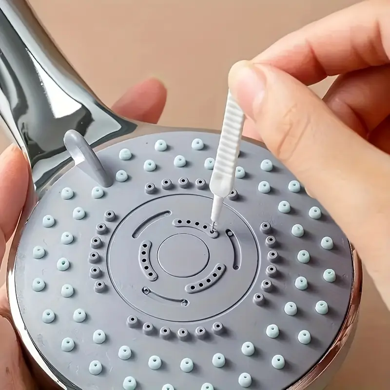 Showerhead Brush, Bathroom Cleaning Tool for Nozzle Crevices & Cracks, Easy-To-Use Design, No Battery Required
