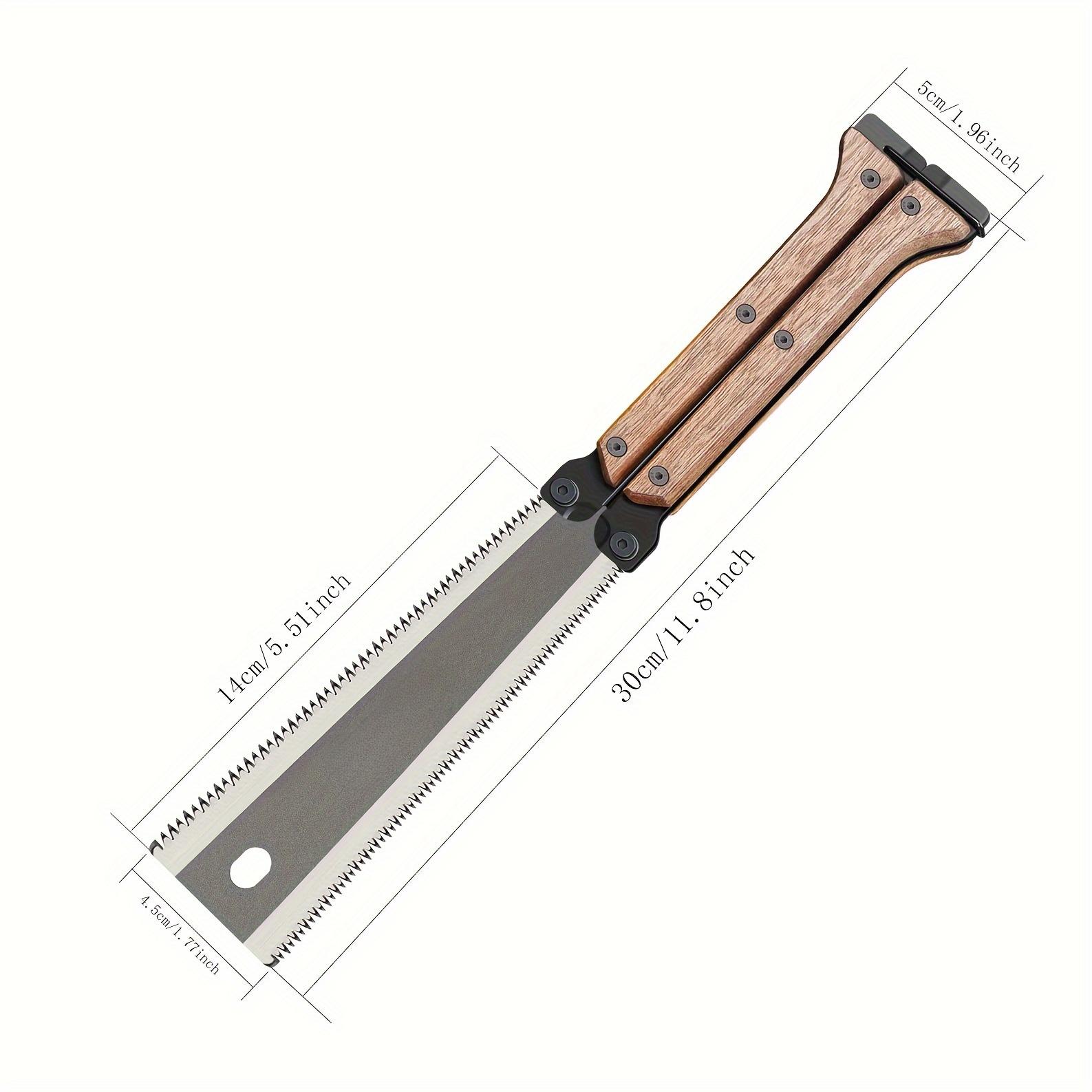 Folding Saw SK5 Steel Heavy Duty Pocket Garden Saw Japanese Flush Cut Trim Saw for Woodworking Hand Tools with Sharp Blade and Ergonomic Cutting Handle