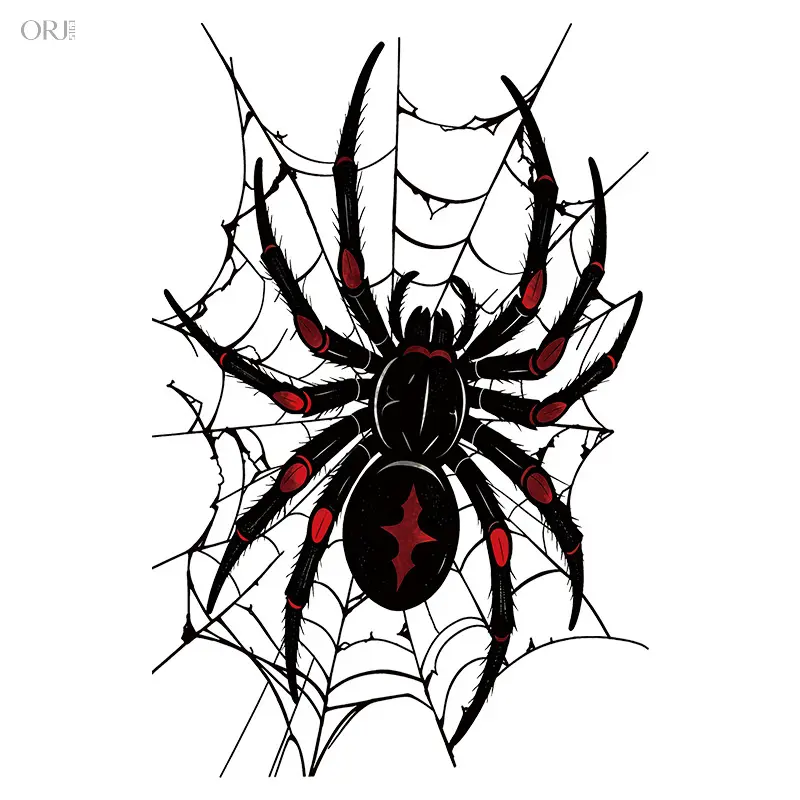 Halloween Cartoon Spider Static Window Clings, Spooky Self-Adhesive Glass Wall Decals, Creepy Holiday Window Ornaments, Removable Seasonal Decor Stickers, Atmosphere Building Supplies For Home Window, Storefront Glass & Halloween Themed Party Scene Layout
