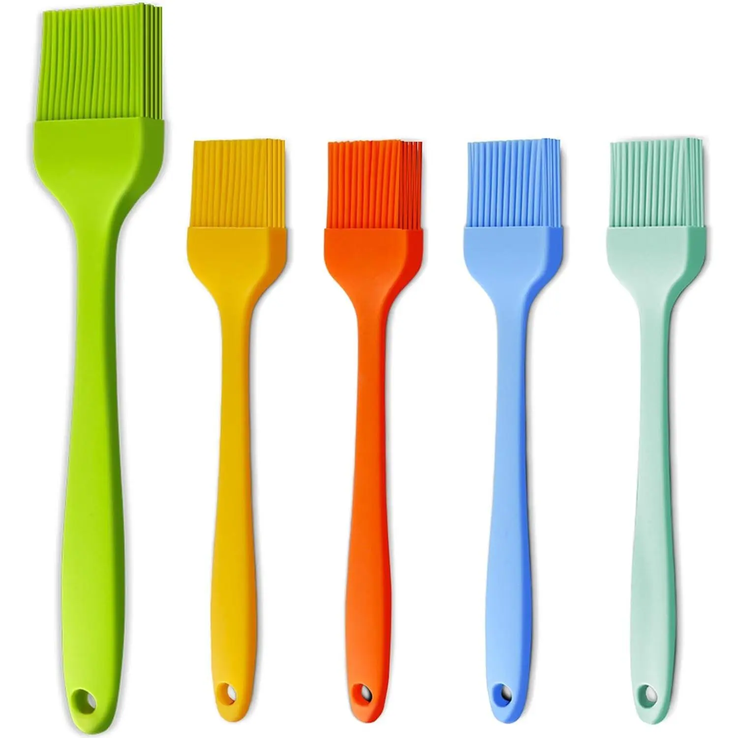 Silicone Basting Pastry Brush - Cooking Brush for Oil, Sauce, Butter, Marinades - Food Brushes for BBQ, Grill, Kitchen, Baking - Baster Brushes for Pastries, Cakes, Meat, Desserts - Food Grade, Dishwasher SafeGift