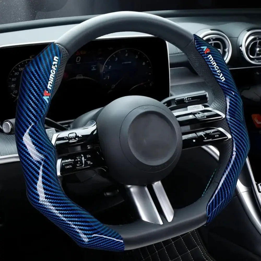 1pc Universal Fit Four Seasons Steering Wheel Cover - Luxury Anti-Slip Comfortable Durable Fashionable Car Steering Wheel Protector, Auto Interior Accessories Automotive