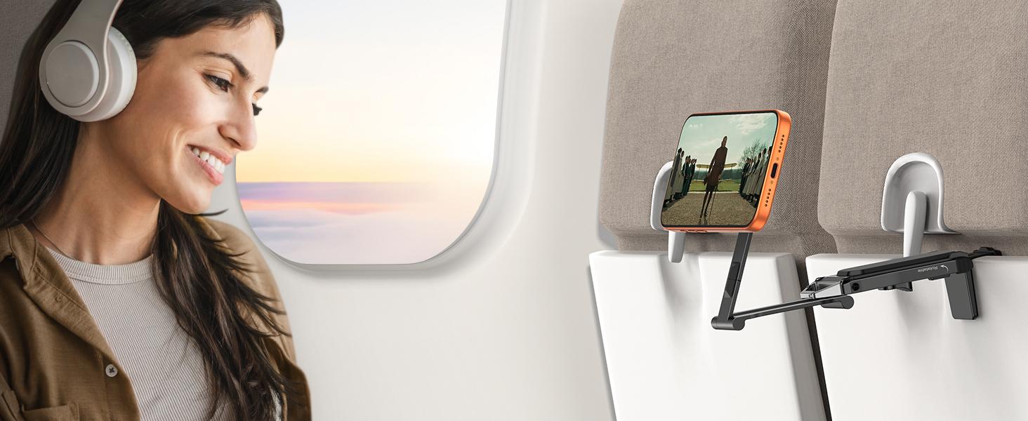 360°Rotating for MagSafe Tripod, Adjustable Aluminum Magnetic Phone Tripod for iPhone 17/16/15/14 Pro Max Air, Foldable Cell Phone Stand Fits Vlog, Gym, Travel Essentials Accessories