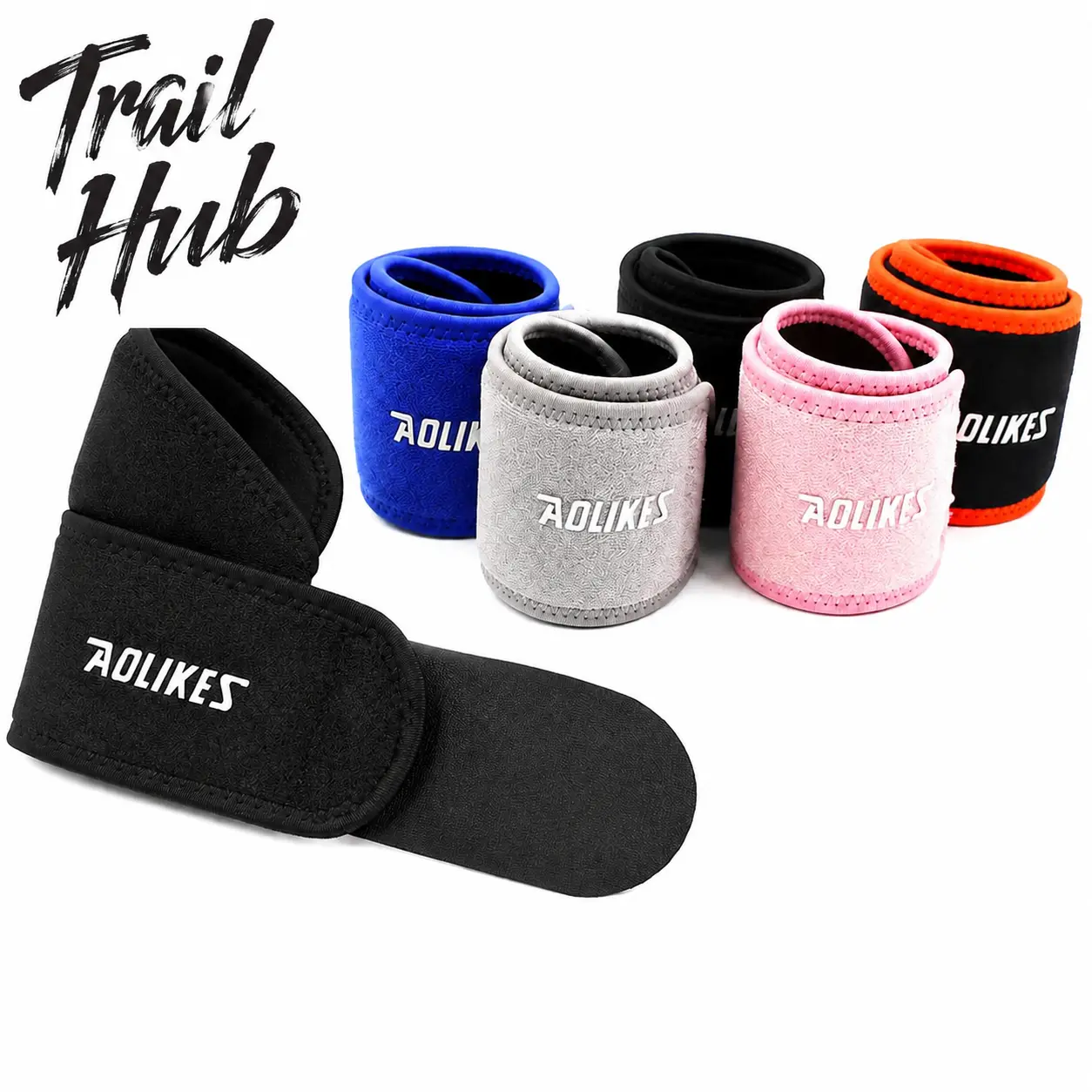 Two-Piece Adjustable Wrist Support Brace Set for Fitness, Weight Training, Tendonitis & Carpal Tunnel Relief, Arthritis Pain Management—Breathable Neoprene with Reinforced Hook-and-Loop Closure for Secure All-Day Wear and Enhanced Joint Stability