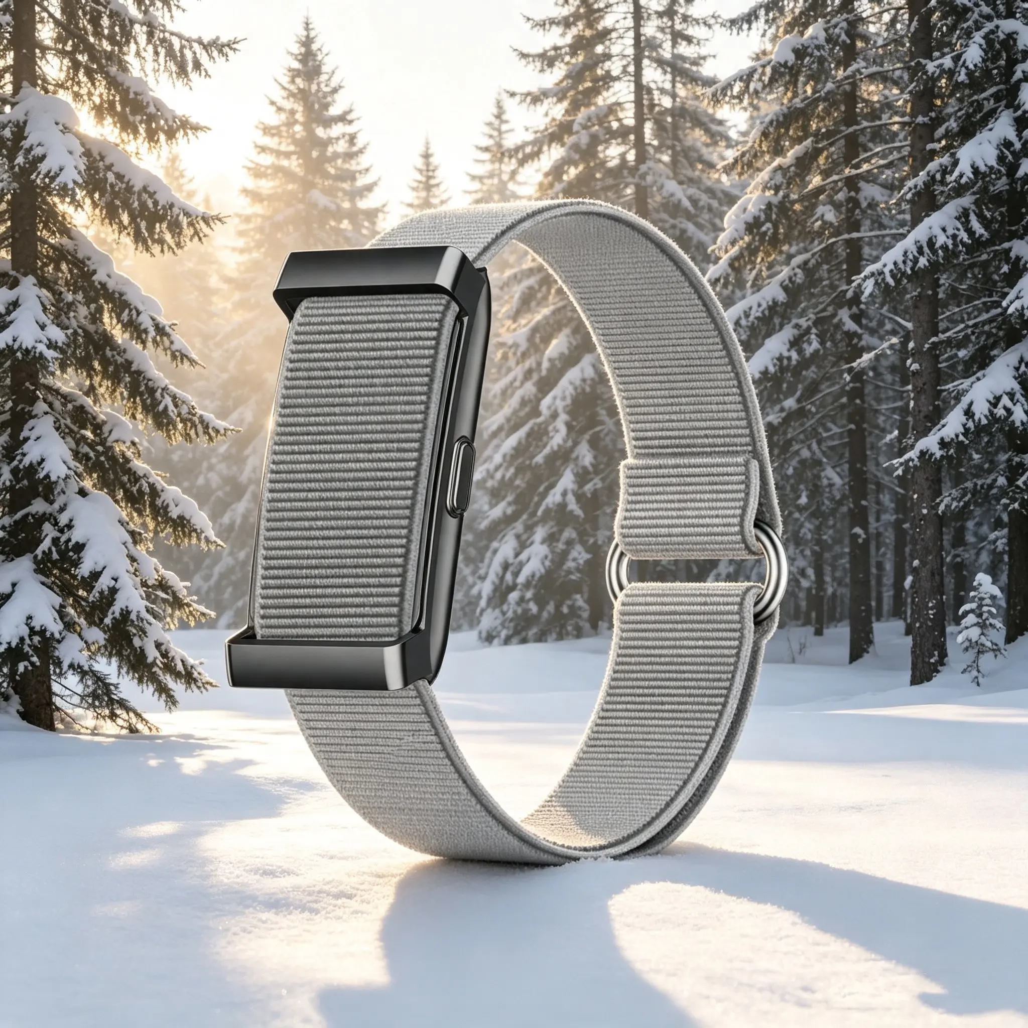 Screenless smart fitness tracking bracelet with sleep monitoring, 24/7 heart rate and blood pressure monitoring, incoming calls, messages, and alarm reminders, over ten sports, calorie and step counting, IP68 waterproof, compatible with Android and iOS.