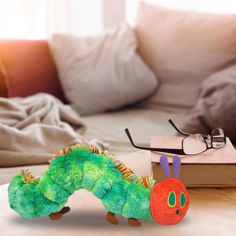 22CM Caterpillar Soft Toy Green Cotton Caterpillar Plush Animal Dolls Lovely Very Hungry Creative Gift For TOY Home Decoration