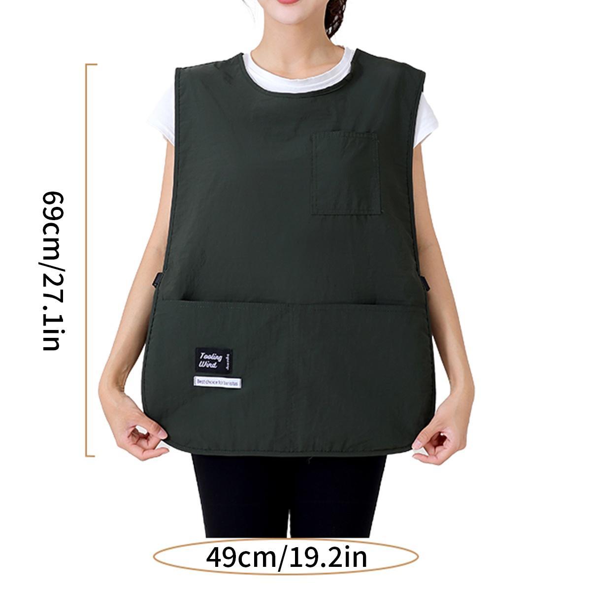 Tailored Design with Deep Pockets for Easy Access, Dirt Resistant Apron, Unisex for Cooking Gardening and Office Work