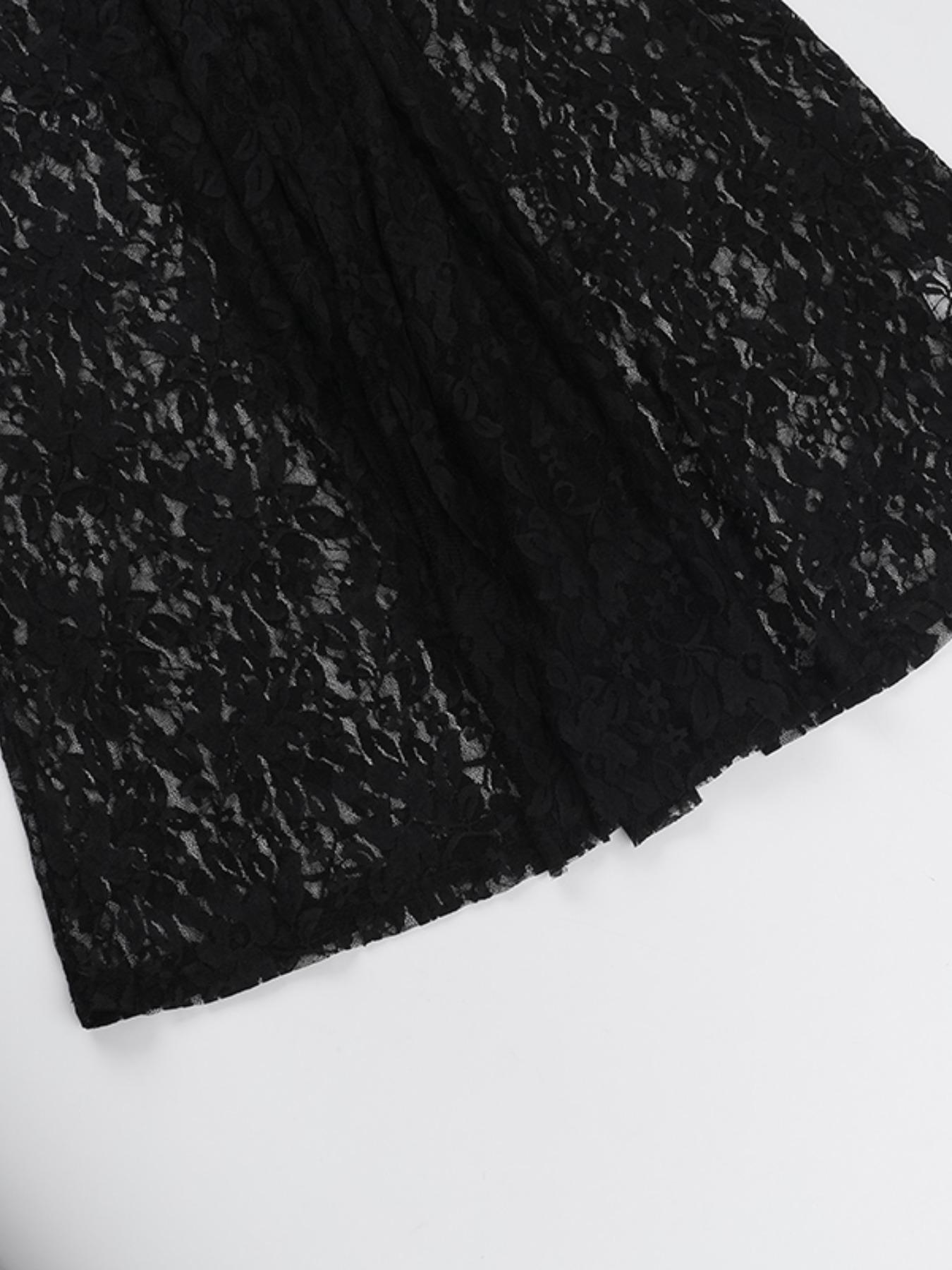 Styles by Faith Howard Women's Ruched Sheer Floral Lace Bodycon Dress, Elegant Long Sleeve Round Neck Maxi Dress for Party Holiday Wedding Guest, Ladies Fall & Winter Clothes