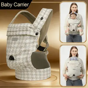 Ergonomic Baby Carrier for Newborns to Toddlers, Lightweight Breathable Comfort, Hands-Free Design, Suitable for Home and Travel