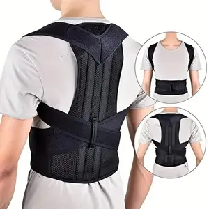 Back support strap, back support strap for men and women, adjustable back straightener, breathable back straightener, adjustable posture, back support strap for home gym workouts